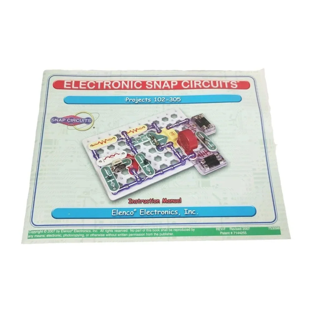 Snap Circuits by Elenco Projects 102-305 Instruction Manual